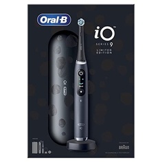 Электрическая зубная щетка Io Series 9 Special Edition с Bluetooth и 7 режимами чистки - черная, Oral-B