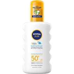 Sun Kids Pure &amp; Sensitive Солнцезащитный спрей Spf50+ 200 мл, Nivea