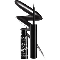 Epic Wear Metallic Liquid Liner Стойкая водостойкая подводка для глаз, черная, Nyx Professional Makeup