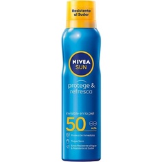 Солнцезащитный и освежающий спрей Spf50 200мл, Nivea