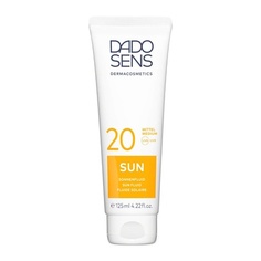 Sun Sun Fluid Spf 20, 125 мл, дерматологически разработанная защита для чувствительной и склонной к аллергии кожи, Dado Sens