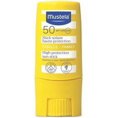 Солнцезащитный стик высокой защиты семейства Spf50, 9 мл, Mustela