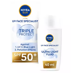 Sun Uv Face Specialist Тройная защита Солнцезащитный крем-флюид Spf50+ 40 мл, Nivea