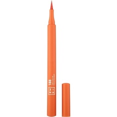 Подводка для глаз Makeup The Color Pen, 188, оранжевая жидкость, 10 ч, стойкая формула, устойчивая к размазыванию, для чувствительных глаз, веганская, без жестокости, 3Ina