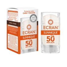 Sunnique стик для лица и декольте Spf50+, 30 мл, Ecran