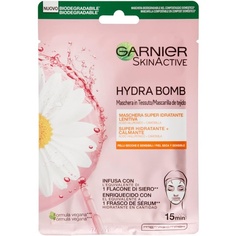 Skinactive Hydra Bomb Суперувлажняющая успокаивающая тканевая маска 32 г, Garnier