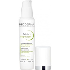 SгBium Night Peel Нежный пилинг для лица для жирной и склонной к акне кожи 40мл, Bioderma