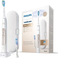 Электрическая звуковая зубная щетка Sonicare Expertclean 7300 с приложением, модель Hx9601/03, Philips
