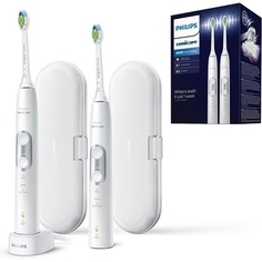 Электрическая звуковая зубная щетка Sonicare Protectiveclean 6100, белая, Philips