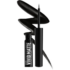 Ультрапигментированная жидкая подводка для глаз Intense Matte Finish Black 01, Nyx Professional Makeup