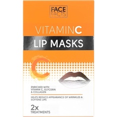 Маска для губ с витамином С — упаковка из 2 шт., Face Facts