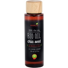 Bio Жожоба 100% органическое масло для тела и лица 100 мл био-масло семян чиа, Vivaco