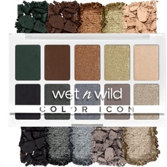 Палитра теней для век Wet N Wild Color Icon из 10 штук Lights Off — формула с высоким содержанием пигментов для повседневного макияжа, Wet &apos;N&apos; Wild