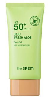 Крем с фильтром The Saem Jeju Fresh Aloe Sun SPF50, 50 гр