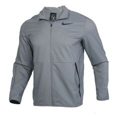 Куртка Nike Dri-FIT Casual SportsJacket Men Grey Black, черный