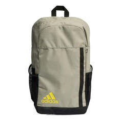 Рюкзак adidas Printing Small Logo Sports Large Capacity Backpack Schoolbag Dark Olive, зеленый