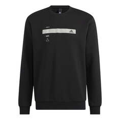 Толстовка Adidas Classic Gfx Crew Sweatshirt &apos;Black&apos;, черный