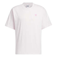 Футболка Adidas originals Logo Cartoon Printing Round Neck Pullover Short Sleeve Pink T-Shirt, розовый