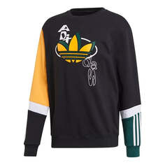 Толстовка adidas originals Sprt US FT Crew Sweatshirt - Black, черный