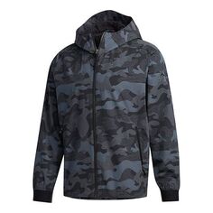 Куртка adidas Camouflage Printing Sports Jacket Black, черный