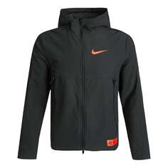 Куртка Nike Sports Training protection against cold Woven Hooded Jacket Black, черный