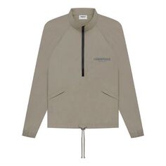 Куртка Fear of God Essentials SS21 Half Zip Track Jacket Taupe