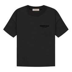 Футболка Fear of God Essentials SS22 Logo T-Shirt Black, черный