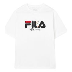 Футболка Men&apos;s FILA x Pepe Shimada Crossover Casual Breathable Printing Sports Short Sleeve White T-Shirt, белый