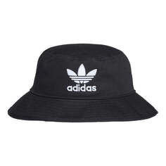 Шапка adidas originals Bucket Hat AC Embroidered Logo Cotton Fisherman&apos;s hat Unisex Black, черный