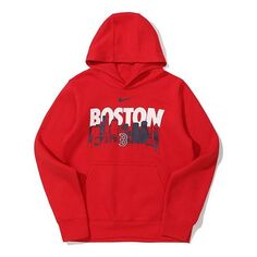 Толстовка Nike x MLB Hoodie &apos;Boston Red&apos;, красный