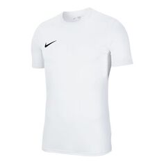 Футболка Men&apos;s Nike Dri-FIT Solid Color Logo Casual Sports Short Sleeve White T-Shirt, белый