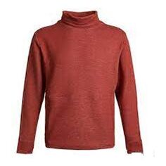 Толстовка Men&apos;s Nike Dri-Fit Solid Color High Collar Pullover Long Sleeves Red, красный