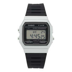 Часы Men&apos;s CASIO F Series Student Sports Minimalistic Retro Small Watch Mens Black Digital, черный