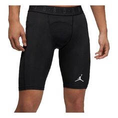 Шорты Men&apos;s Air Jordan Sport Dri-FIT Logo Printing Moisture Conduction Quick Dry Gym Shorts Black, черный Nike
