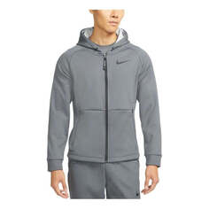 Куртка Nike logo zipped hooded jacket &apos;Grey&apos;, серый