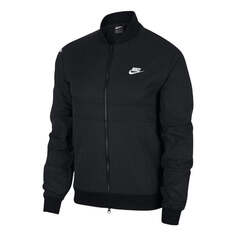 Куртка Nike logo zipped jacket &apos;Black&apos;, черный