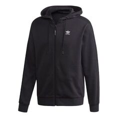 Куртка adidas originals Casual Sports Knit Hooded Jacket Black, черный