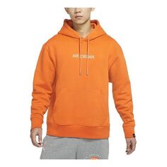Толстовка Air Jordan Solid Color Hoodie Men&apos;s Orange, оранжевый Nike