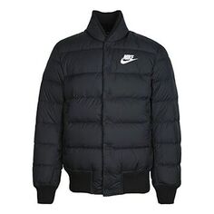 Пуховик Men&apos;s Nike Stay Warm Sports Down Jacket Black, черный