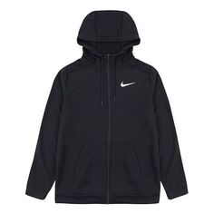 Куртка Nike Dri-FIT logo Quick Dry Casual Sports Hooded Jacket Black, черный