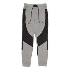 Спортивные штаны Men&apos;s Air Jordan Stripe Printing Logo Lacing Bundle Feet Sports Pants/Trousers/Joggers Gray, серый Nike