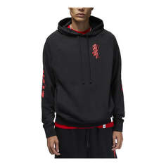 Толстовка Air Jordan Hooded Pullover Long Sleeves Hoodie Men&apos;s Black, черный Nike