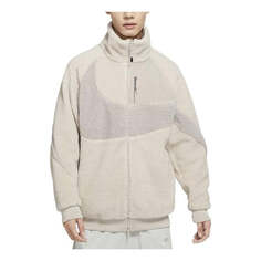 Куртка Nike Big Swoosh zipped jacket &apos;Beige&apos;, бежевый