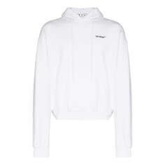 Толстовка Men&apos;s OFF-WHITE SS22 Solid Color Short Casual Long Sleeves Version White, белый