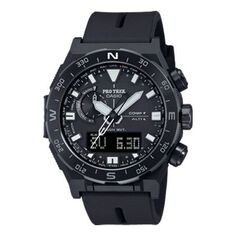 Часы Casio Protrek Mountaineering Analog-Digital Watch &apos;Black&apos;, черный
