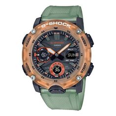 Часы CASIO G-Shock Analog-Digital &apos;Green&apos;, черный