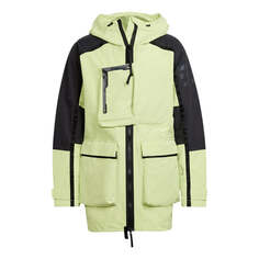 Куртка adidas Contrast Color Stitching Sports Hooded Jacket Green, зеленый