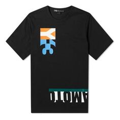 Футболка Y-3 Unisex Multi Block Graphic Printing Tee Black, черный