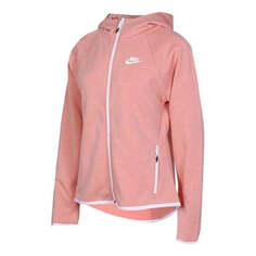Куртка (WMNS) AS W Nike Sportswear TCH FLC CAPE PINK QUARTZ, розовый