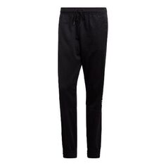 Спортивные штаны adidas Training Running Printing Logo Knit Sports Long Pants Black, черный